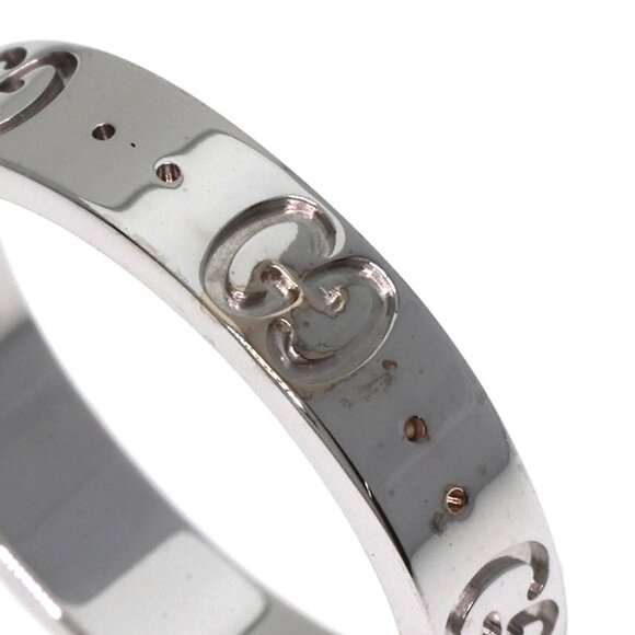 GUCCI 18k White Gold Ring - Picture 8 of 10